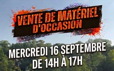 Vente de matériel d’occasion
